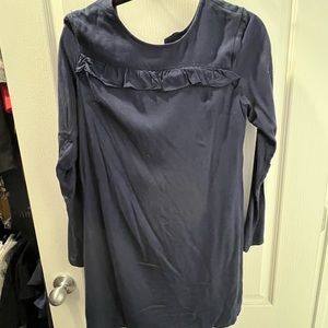 Navy blue long sleeved dress